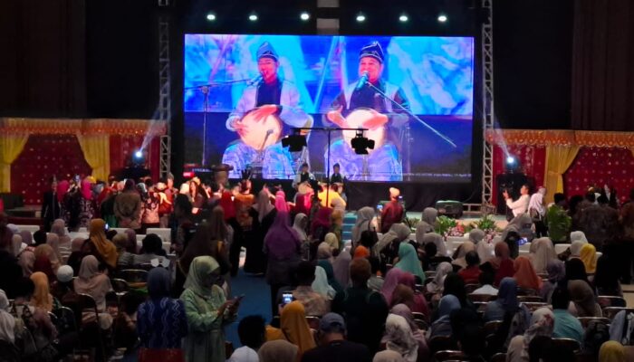 Tampilan Budaya Khas Kalimantan Warnai Pelantikan Pengurus dan Halal Bihalal K3 Jatim