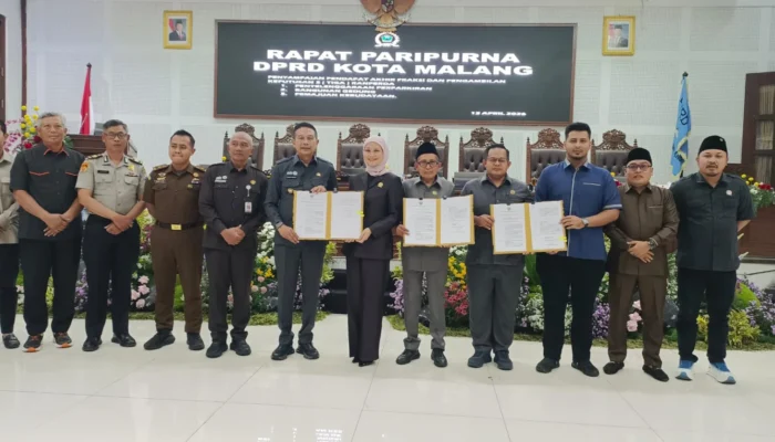 Tiga Perda Baru Resmi Disahkan DPRD Kota Malang